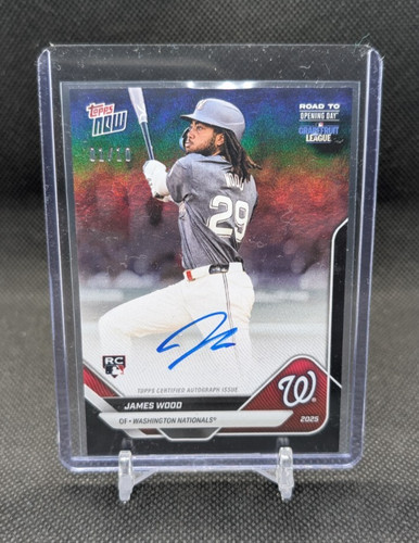 James wood 2025 - #01/10, topps